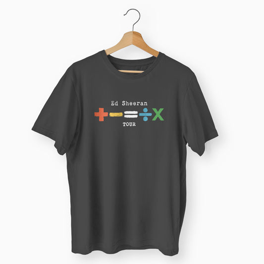 Mathematics Tour Unisex Black T-shirt