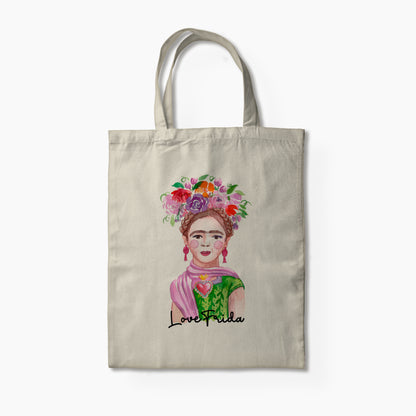 Love Frida Tote Bag - The Daily Gifty